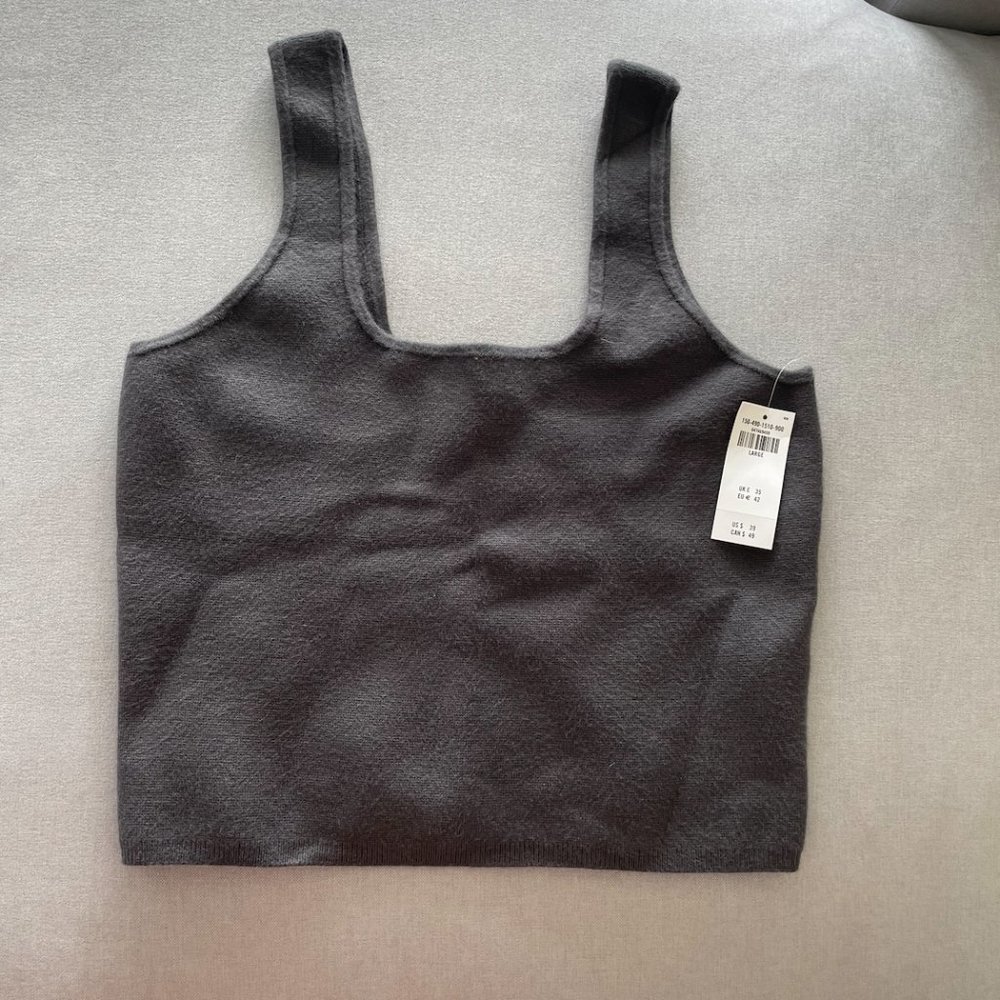ABERCROMBIE & FITCH SWEATER TANK NEW WITH TAGS womens size large